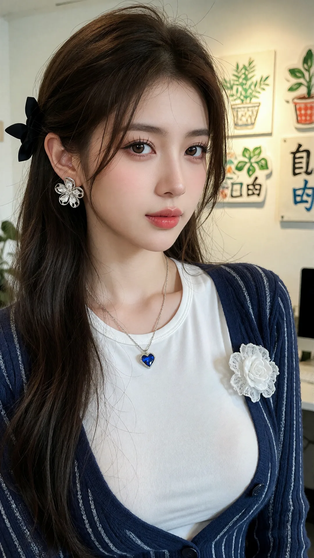 画面风格：精致高清人像摄影风格，采用高分辨率与细腻质感呈现，光影